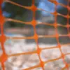 Orange fence barrier